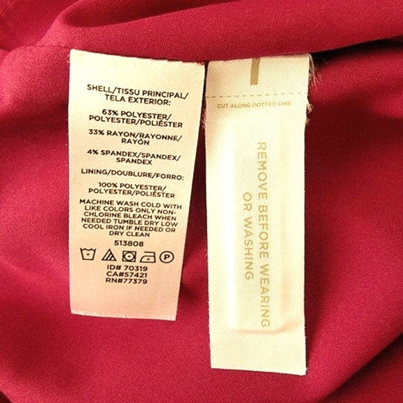 BNWT Ann Taylor pink midi dress (women size 6) - Picture 8 of 8
